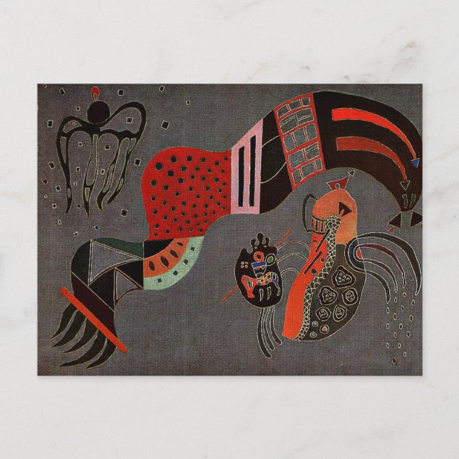 Kandinsky - Tempered Elan Postcard (Front)