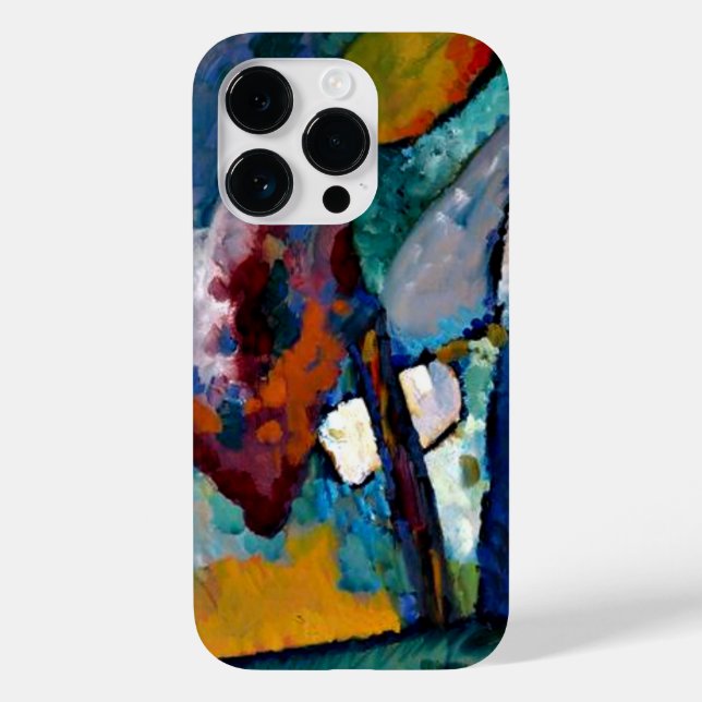 Kandinsky - The Waterfall, abstract art Case-Mate iPhone Case (Back)