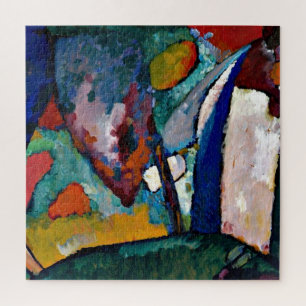 Kandinsky - The Waterfall, colourful abstract art Jigsaw Puzzle