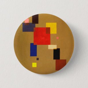 Kandinsky Thirteen Rectangles Abstract Painting 6 Cm Round Badge