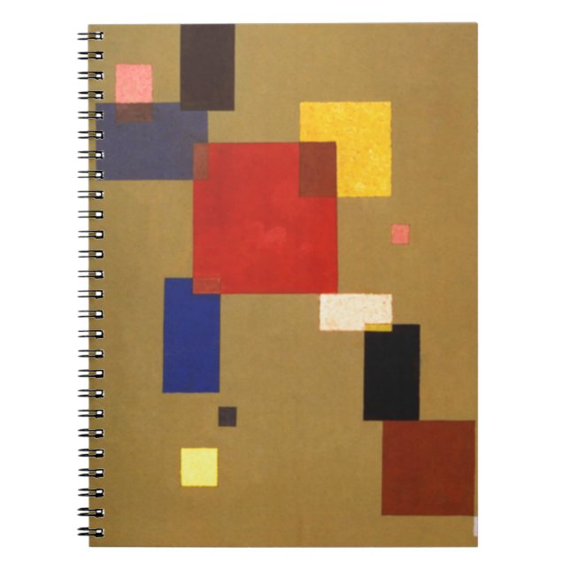 Kandinsky Thirteen Rectangles Abstract Painting Notebook (Front)
