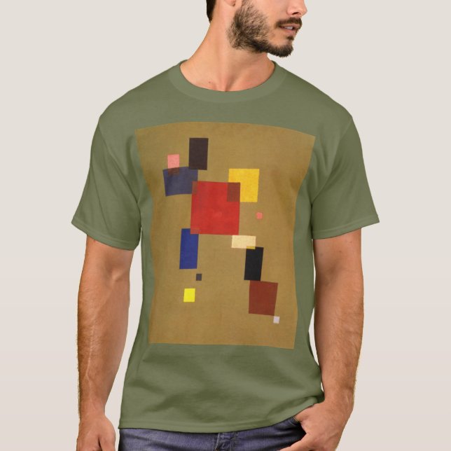 Kandinsky Thirteen Rectangles Abstract Painting T-Shirt (Front)