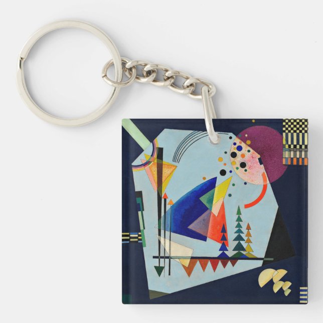 Kandinsky - Three Sounds Key Ring (Front)