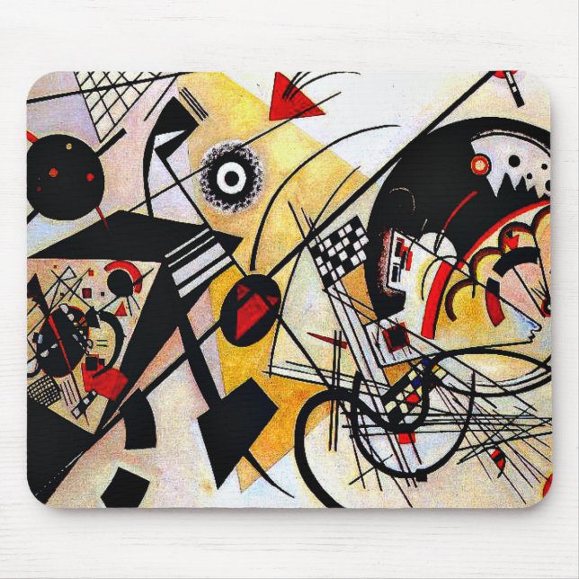 Kandinsky - Throughgoing Line Mouse Pad (Front)