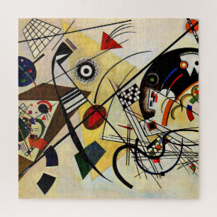 Kandinsky - Transverse Line, abstract art Jigsaw Puzzle
