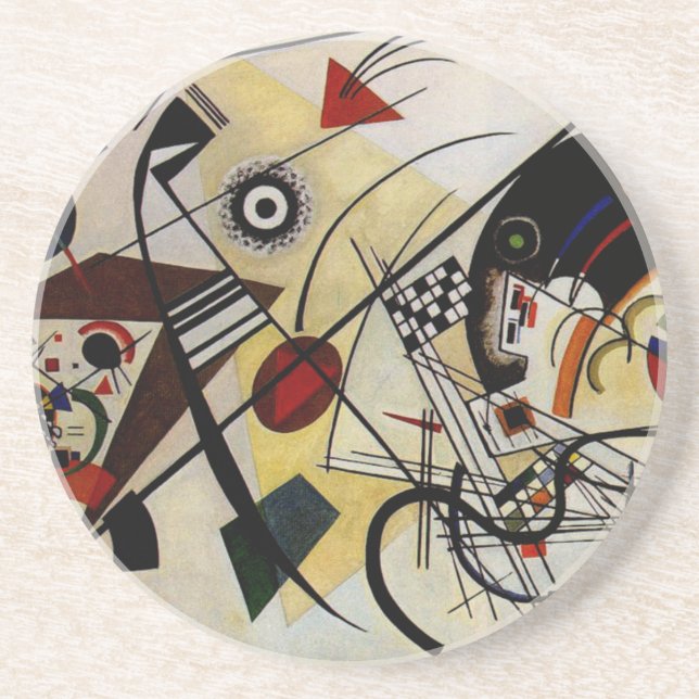 Kandinsky Transverse Unbroken Line Coaster (Front)