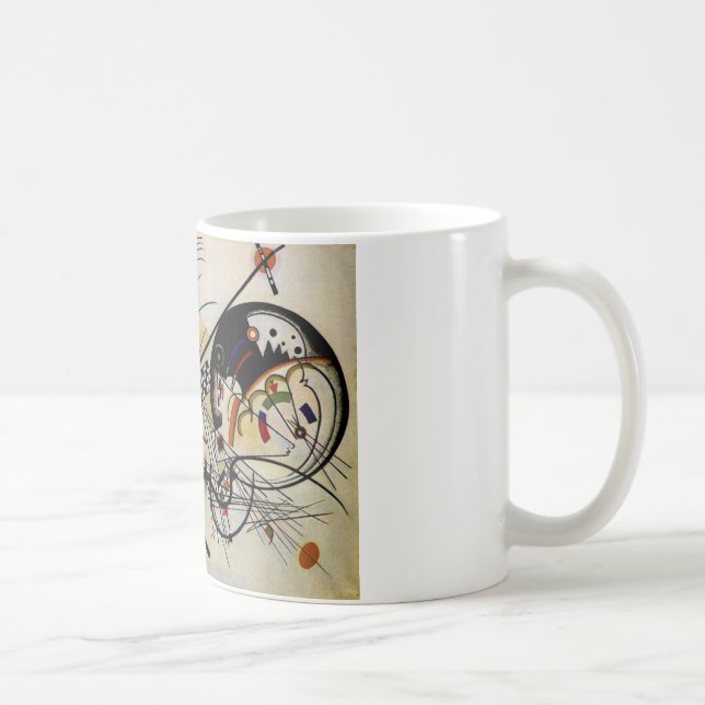 Kandinsky Transverse Unbroken Line Coffee Mug (Right)