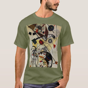 Kandinsky Transverse Unbroken Line Fatigue Green T-Shirt