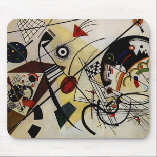 Kandinsky Transverse Unbroken Line Mouse Pad