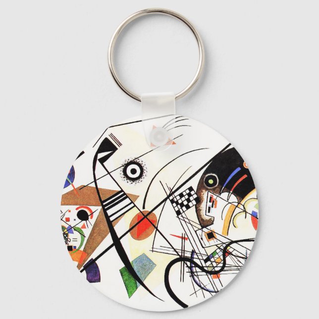 Kandinsky Tranverse Line Key Chain (Front)
