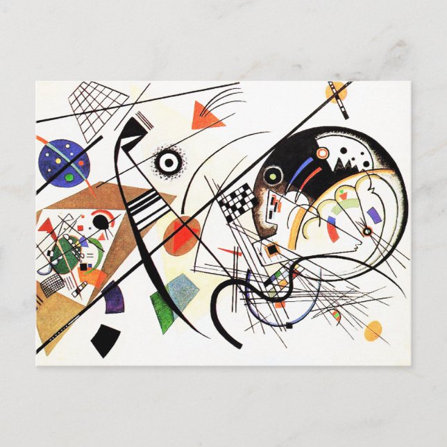Kandinsky Tranverse Line postcard (Front)