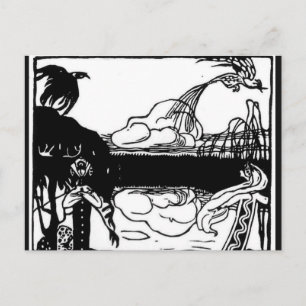 Kandinsky - Two Birds Postcard