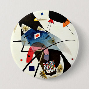 Kandinsky - Two Black Spots 7.5 Cm Round Badge