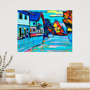 Kandinsky - Two Houses Poster