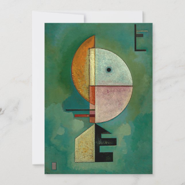 Kandinsky - Upward, abstract art, Card (Front)