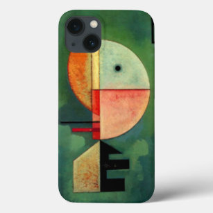 Kandinsky Upward Abstract Painting Green iPhone 13 Case
