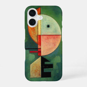 Kandinsky Upward Abstract Painting Green iPhone 16 Case