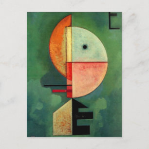 Kandinsky Upward Abstract Painting Holiday Postcard