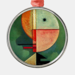 Kandinsky Upward Abstract Painting Metal Tree Decoration