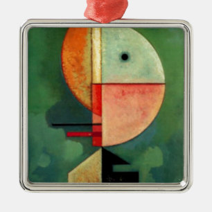 Kandinsky Upward Abstract Painting Metal Tree Decoration