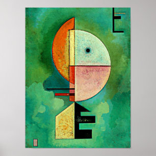 Kandinsky - Upward, popular abstract painting Poster