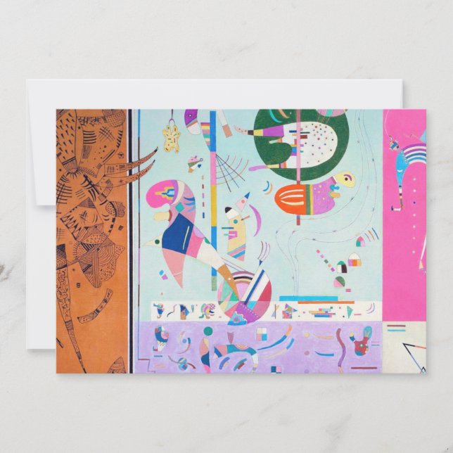 Kandinsky Various Parts Invitations (Front)