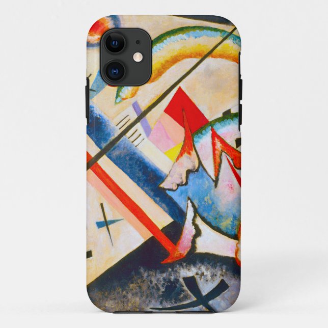 Kandinsky White Cross Case-Mate iPhone Case (Back)