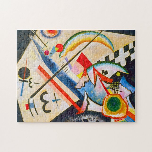 Kandinsky White Cross Puzzle (Horizontal)