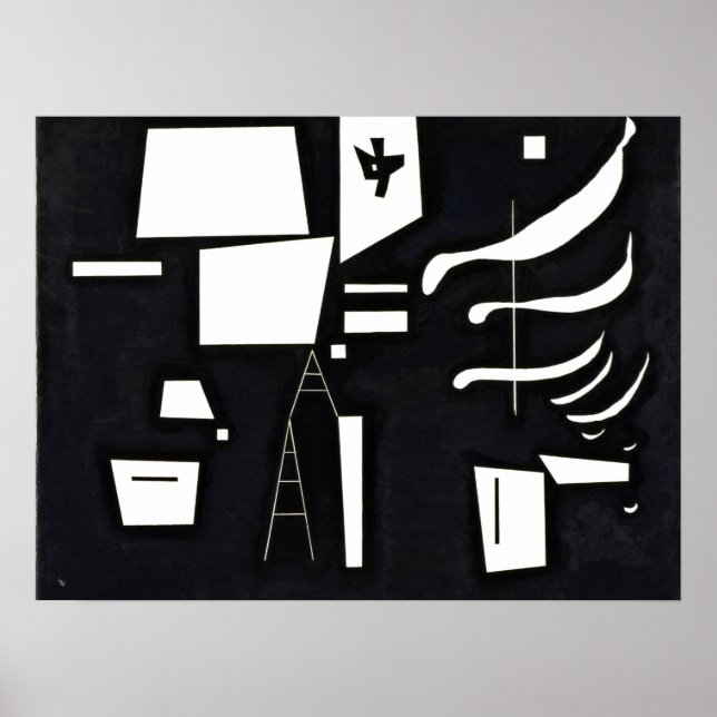 Kandinsky - White - Soft and Hard, Poster (Front)