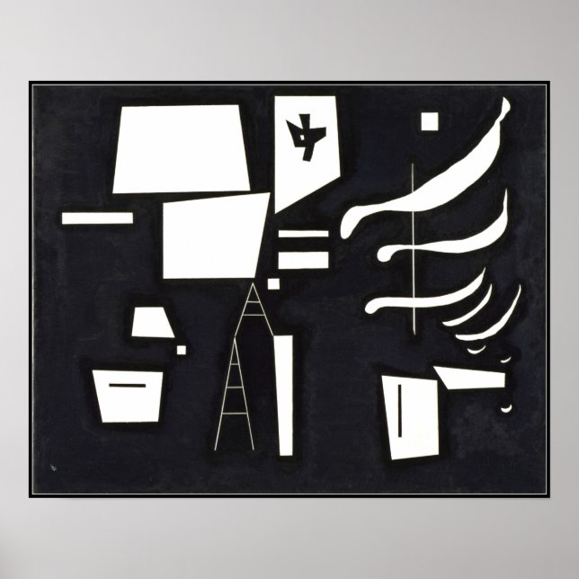 Kandinsky - White-Soft and Hard Poster (Front)