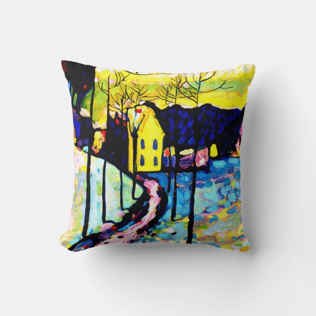Kandinsky - Winter Landscape Cushion (Front)