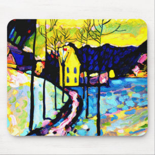 Kandinsky - Winter Landscape Mouse Pad