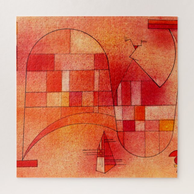 Kandinsky - Yellow Pink Jigsaw Puzzle (Vertical)