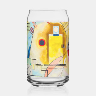 Kandinsky Yellow-Red-Blue Can Glass