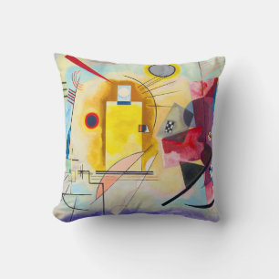 Kandinsky Yellow-Red-Blue Cushion