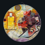Kandinsky Yellow Red Blue Dartboard<br><div class="desc">Contemporary Abstract Art Master Wassily Kandinsky's Abstract yellow Red Blue Painting - Modern Painters and Artists</div>