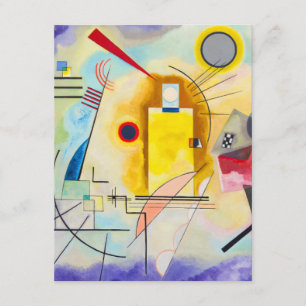 Kandinsky Yellow-Red-Blue Enclosure Card