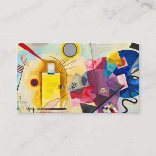 Kandinsky Yellow-Red-Blue Enclosure Card