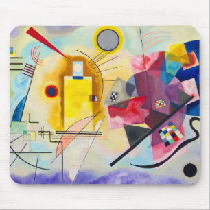 Kandinsky Yellow-Red-Blue Mouse Pad