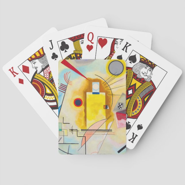 Kandinsky Yellow-Red-Blue Playing Cards (Back)
