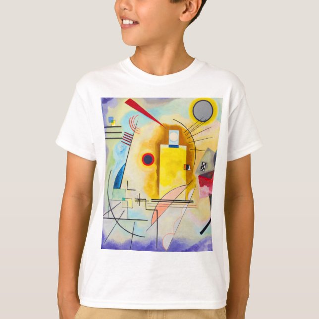 Kandinsky Yellow-Red-Blue T-Shirt (Front)