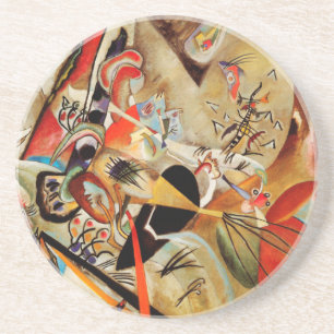 Kandinsky's Abstract Composition Coaster