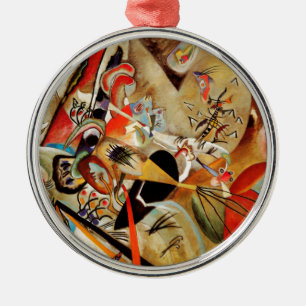 Kandinsky's Abstract Composition Metal Ornament