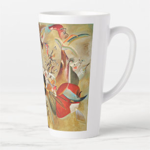 Kandinsky's Abstract Composition Painting Latte Mug
