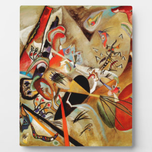 Kandinsky's Abstract Composition Plaque