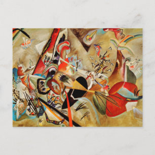 Kandinsky's Abstract Composition Postcard