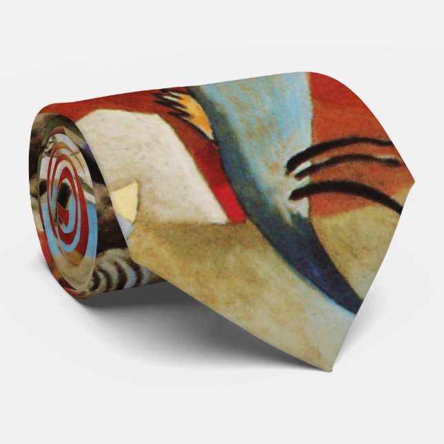Kandinsky's Abstract Composition Tie (Rolled)