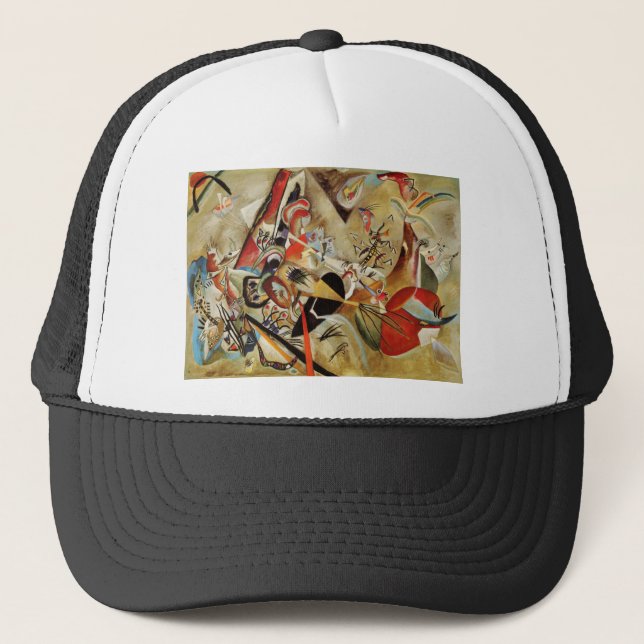 Kandinsky's Abstract Composition Trucker Hat (Front)