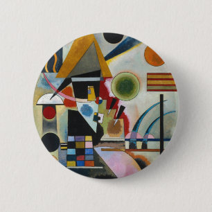 Kandinsky's Abstract Painting Swinging 6 Cm Round Badge