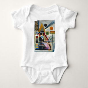 Kandinsky's Abstract Painting Swinging Baby Bodysuit